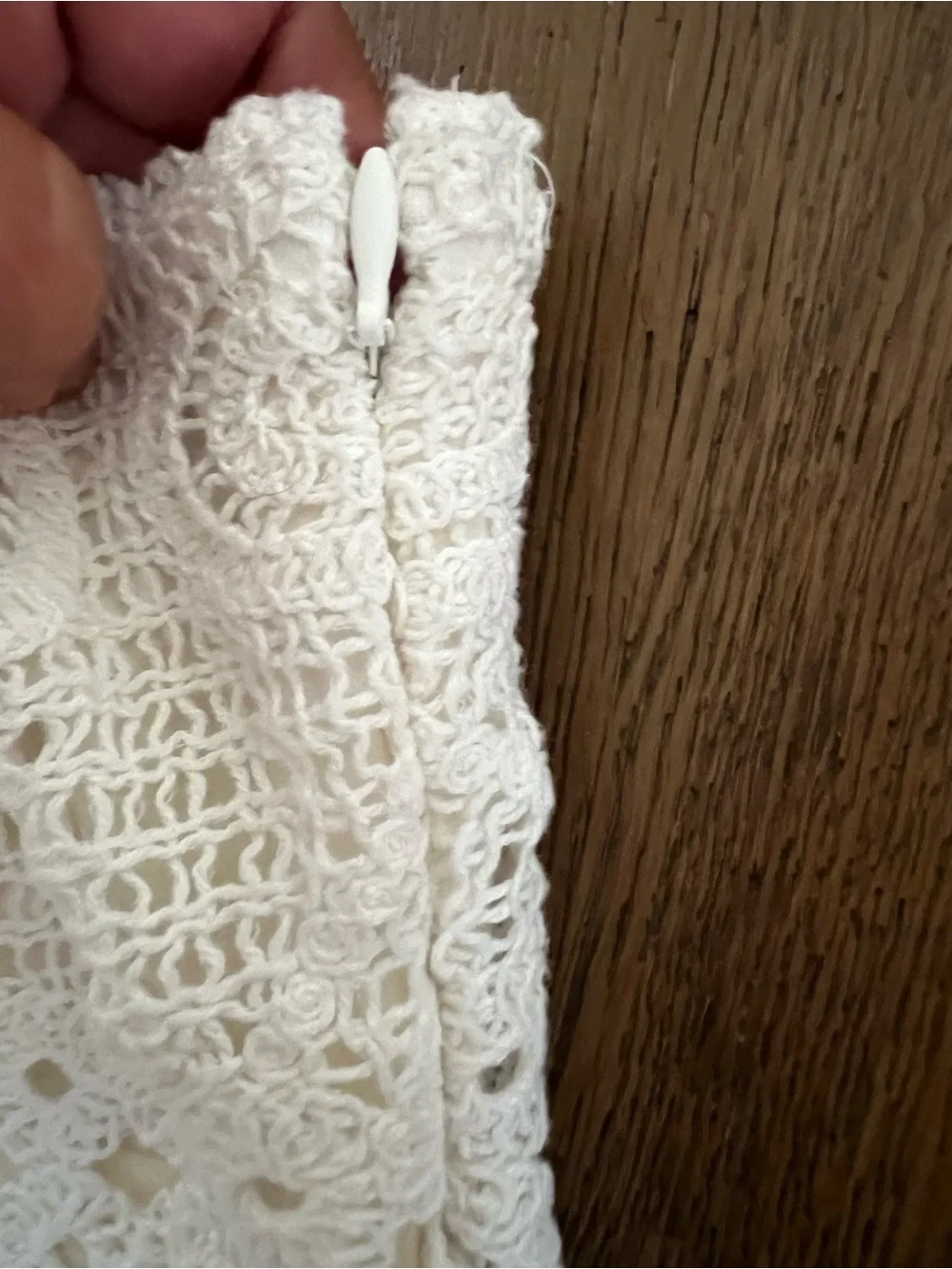 J. Crew White / Cream Crochet Bandeau Tank Top Size M NWOT